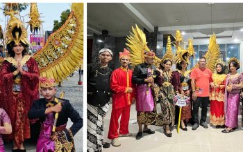 Festival Teluk Lalong 2025 Camat Bambang Abdullah Tampilkan Garuda Emas Toili Barat di Parade Budaya